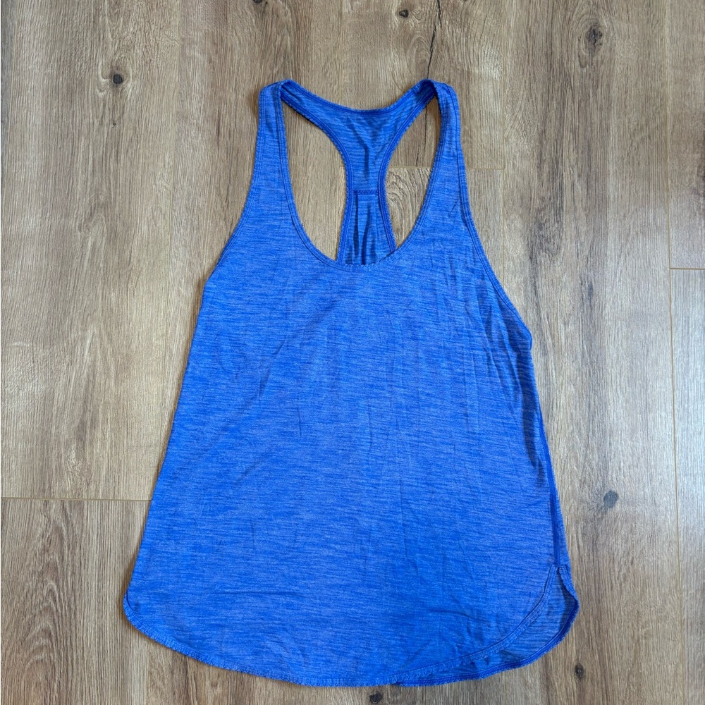 lululemon athletica Blue Racerback Tank